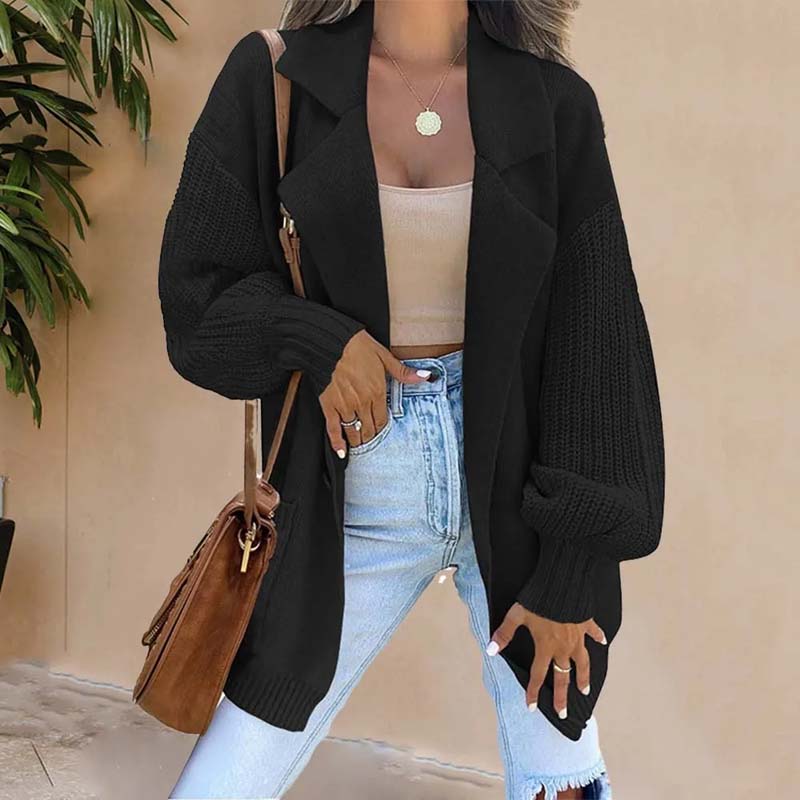 Casual Solid Colour Cardigan
