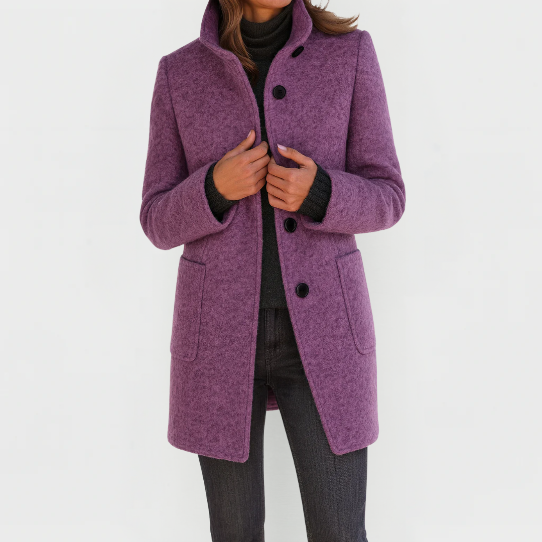 Louisa | Classic Everyday Button Coat