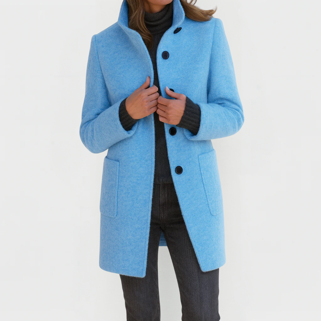 Louisa | Classic Everyday Button Coat