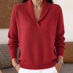 Clarissa | The Forgiving-Fit V-Neck Jumper