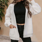 Casual Solid Colour Cardigan