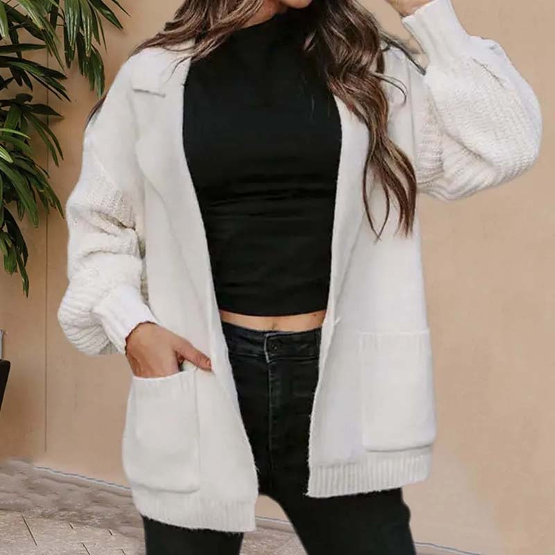 Casual Solid Colour Cardigan