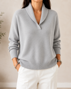 Clarissa | The Forgiving-Fit V-Neck Jumper