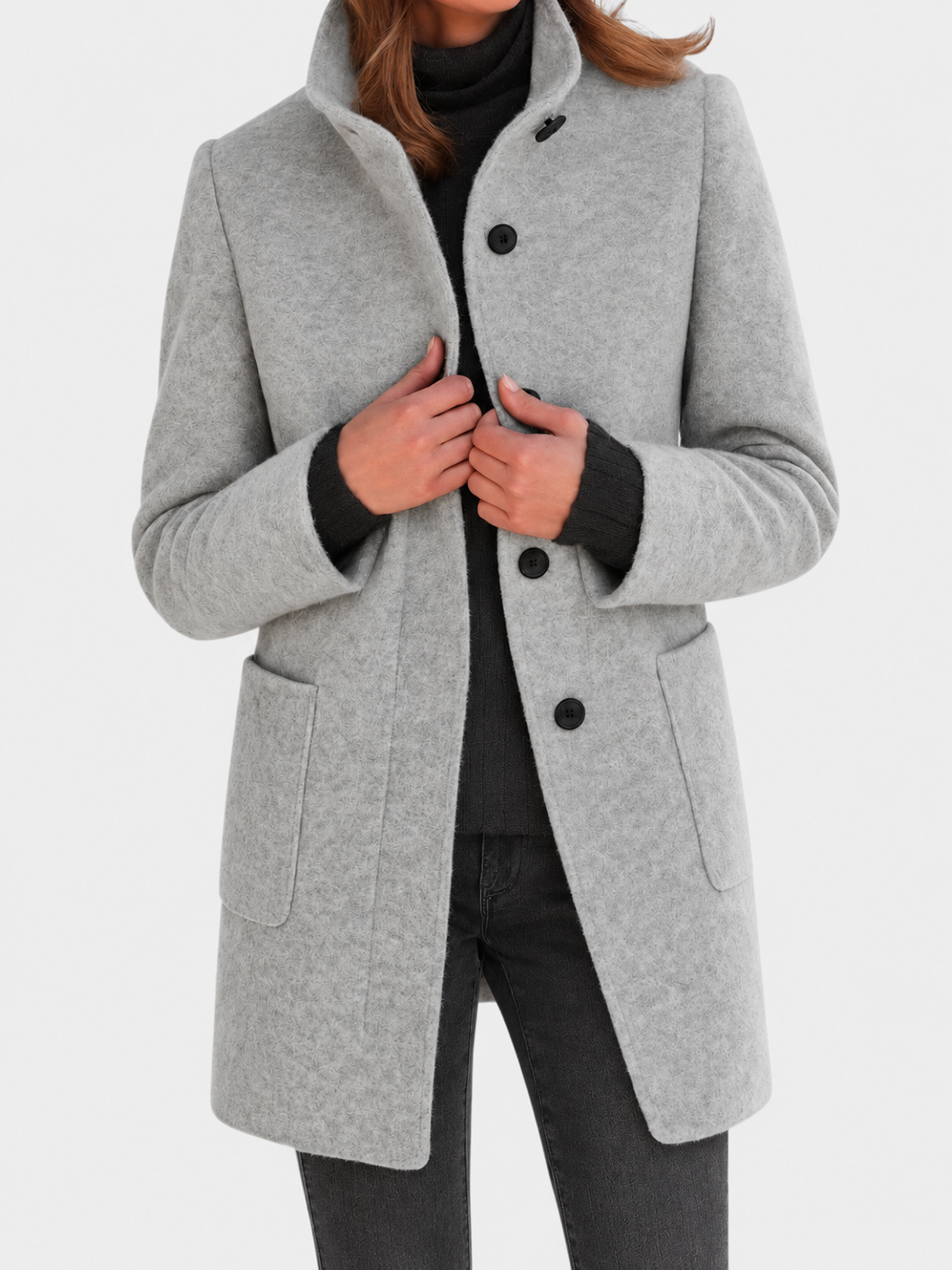 Louisa | Classic Everyday Button Coat