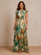 Vittoria | Painted Tropical Chiffon