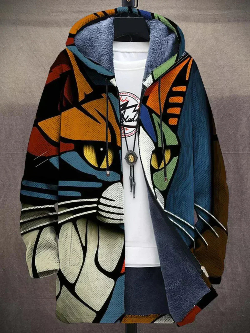Cynthia | Artistic Hooded Cardigan