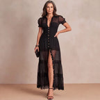 Ravenna | Sheer Lace Maxi Dress