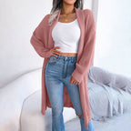 Casual Solid Colour Cardigan