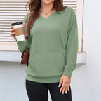 Daisy | Oversized V-Neck Sweatshirt 🍂