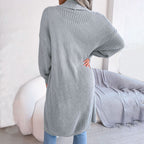 Casual Solid Colour Cardigan