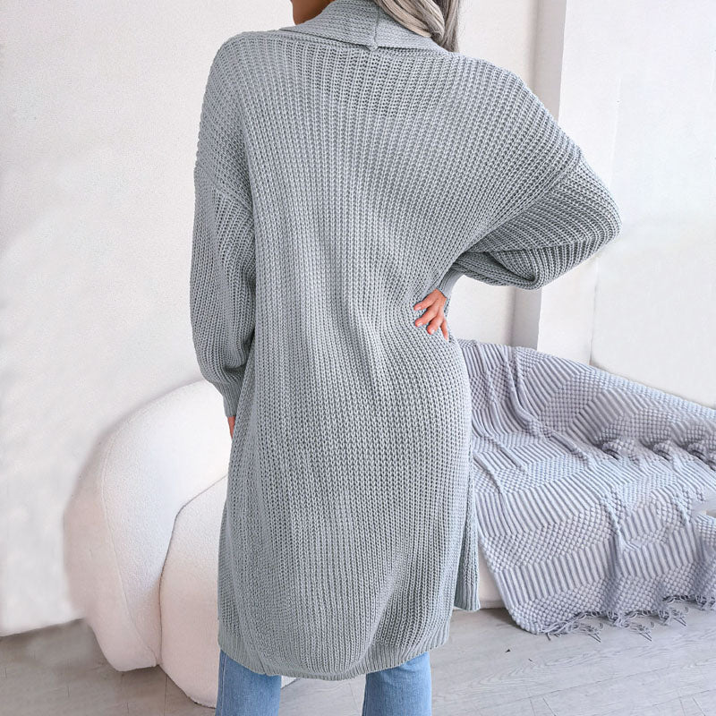 Casual Solid Colour Cardigan