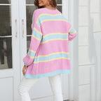Casual Striped Cardigan