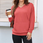 Daisy | Oversized V-Neck Sweatshirt 🍂