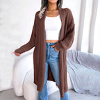 Casual Solid Colour Cardigan