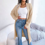 Casual Solid Colour Cardigan