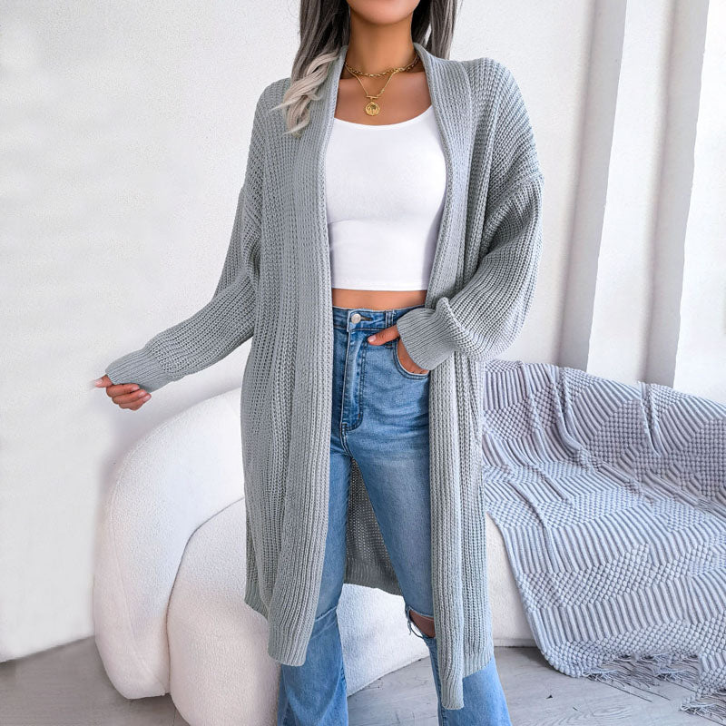Casual Solid Colour Cardigan