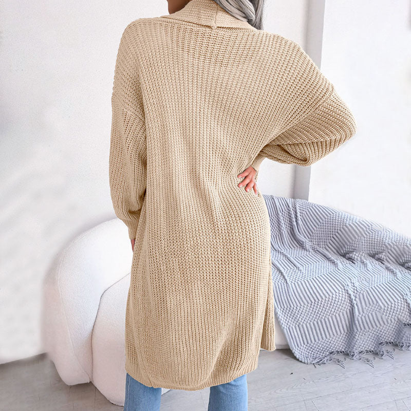 Casual Solid Colour Cardigan