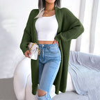 Casual Solid Colour Cardigan