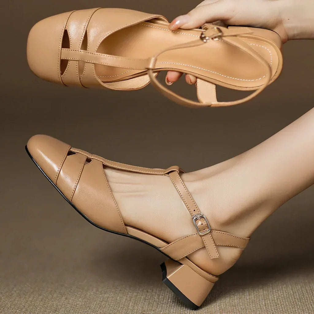 Isabella | Braided Leather Flats
