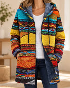 Cynthia | Artistic Hooded Cardigan