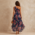 Annabelle | One-Shoulder Floral Maxi Dress