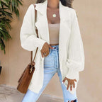 Casual Solid Colour Cardigan