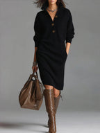 Helena | Ribbed Midi Dress