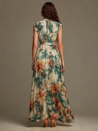 Vittoria | Painted Tropical Chiffon