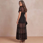Ravenna | Sheer Lace Maxi Dress