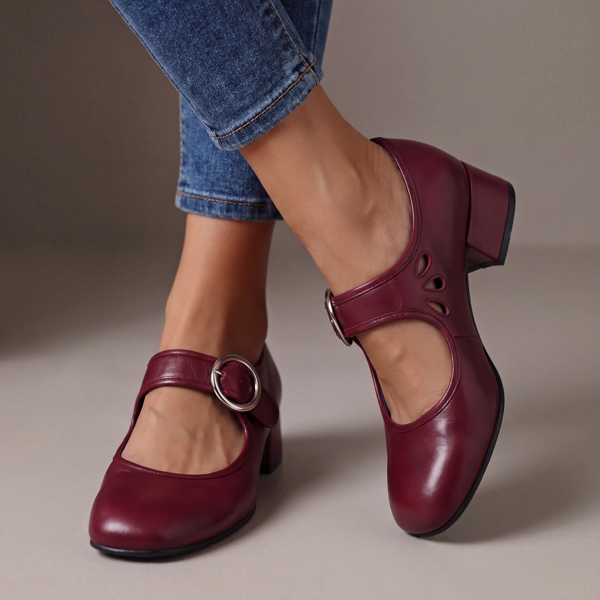 Hazel Retro Mary Jane Shoes