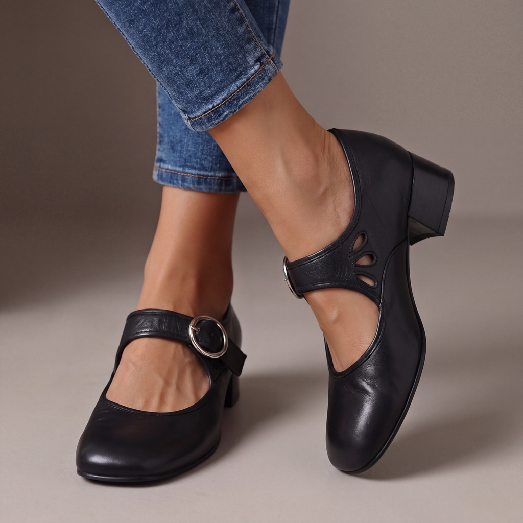 Hazel Retro Mary Jane Shoes