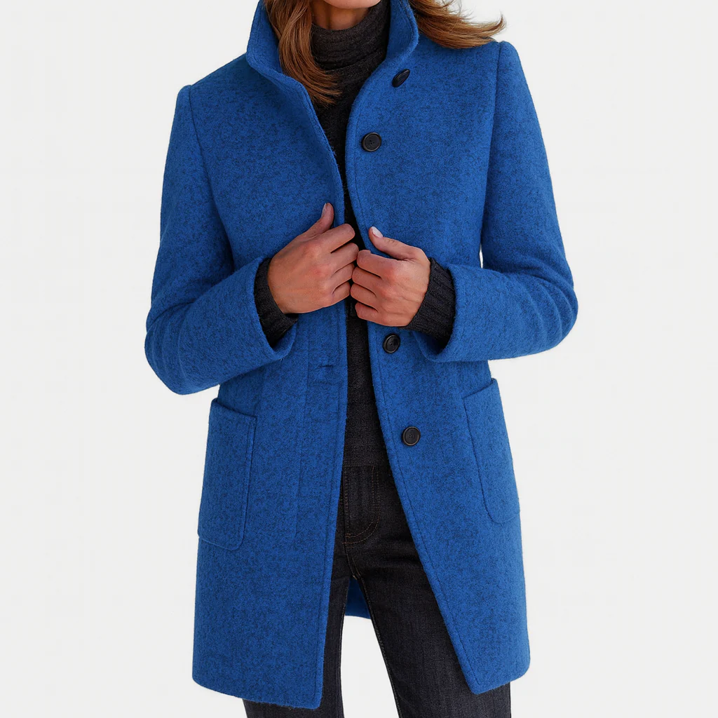Louisa | Classic Everyday Button Coat