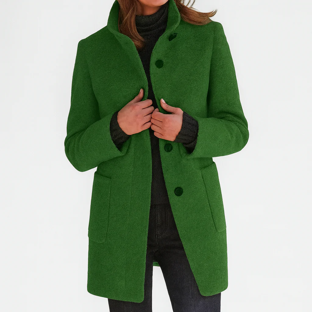 Louisa | Classic Everyday Button Coat
