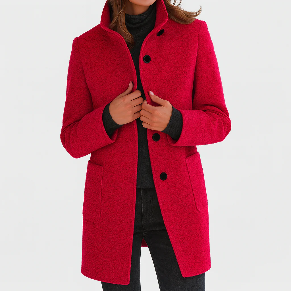 Louisa | Classic Everyday Button Coat