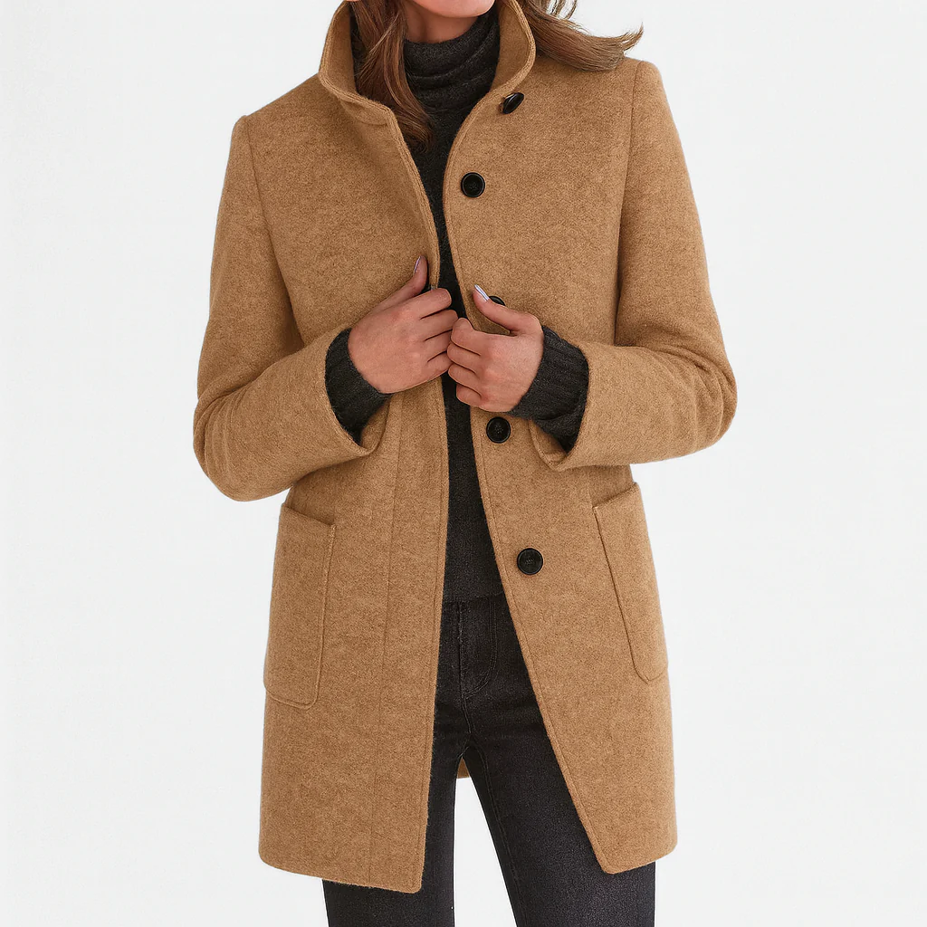 Louisa | Classic Everyday Button Coat