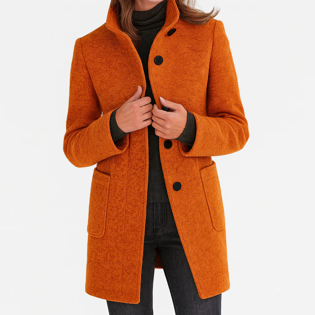 Louisa | Classic Everyday Button Coat