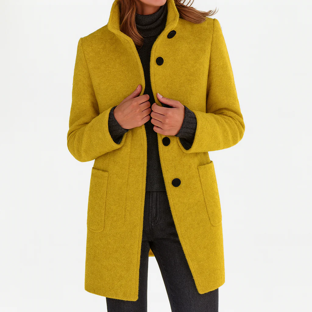 Louisa | Classic Everyday Button Coat