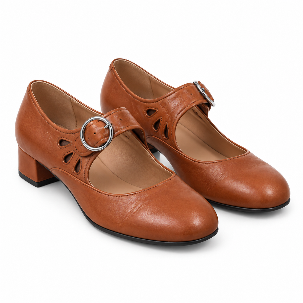 Hazel Retro Mary Jane Shoes