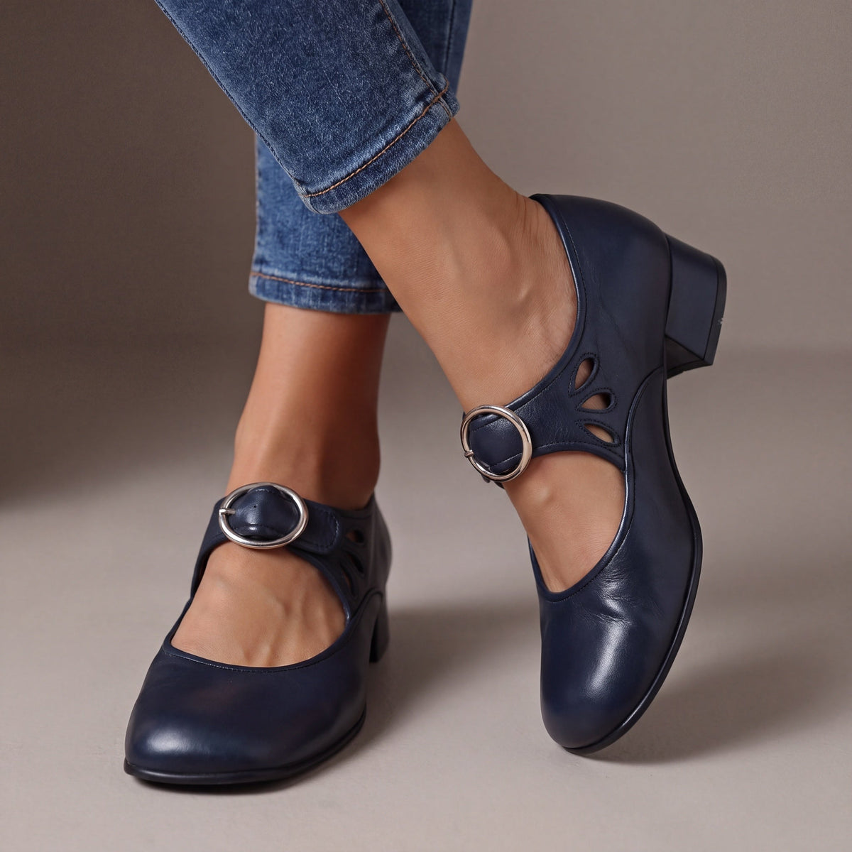 Hazel Retro Mary Jane Shoes