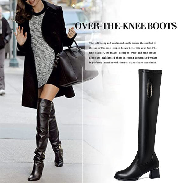 50% OFF✨Autumn-Winter Series✨Warm Leather Boots for Women✨Look Slim
