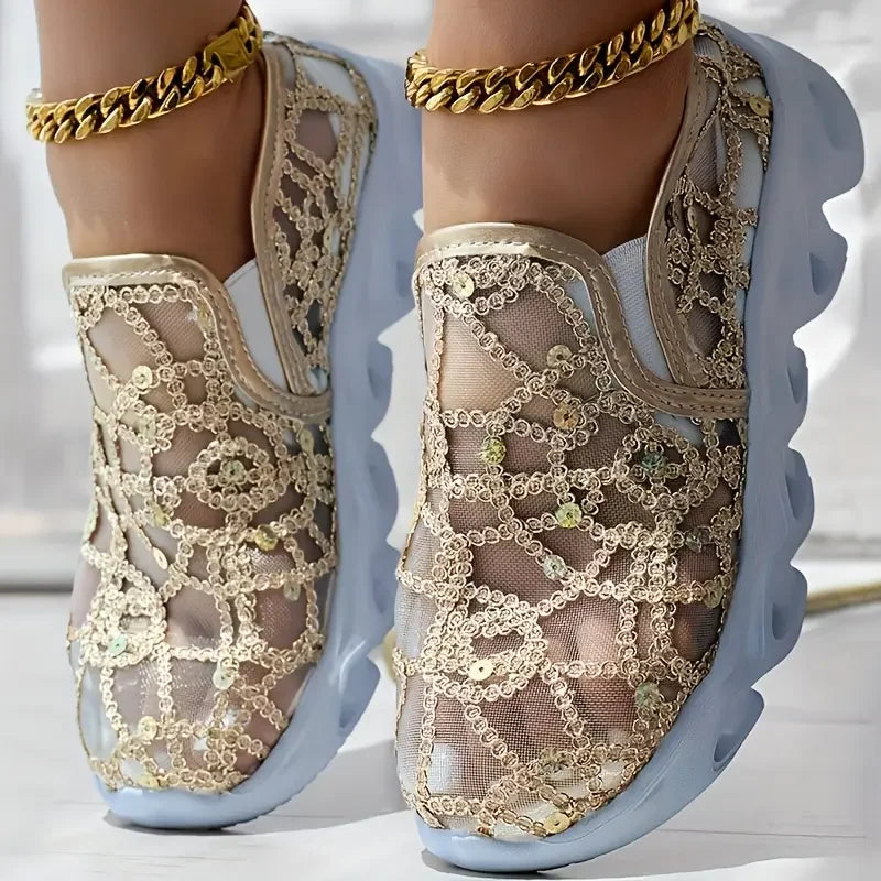 🌴Summer Specials🌴 Summer Mesh Embroidery Loafers