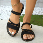 ✅Women's summer fashionable flat sandals 👡🌞