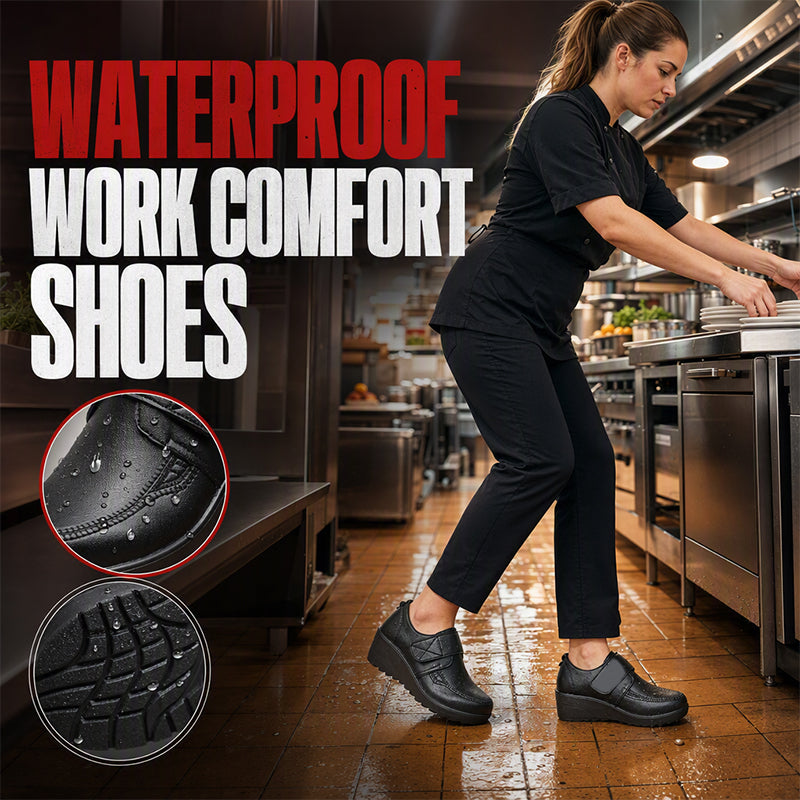 ✨ All-Day Work Comfort | Women's Waterproof Oil-Resistant Work Shoes✨𝘉𝘶𝘺 2 𝘢𝘯𝘥 𝘨𝘦𝘵 free shipping