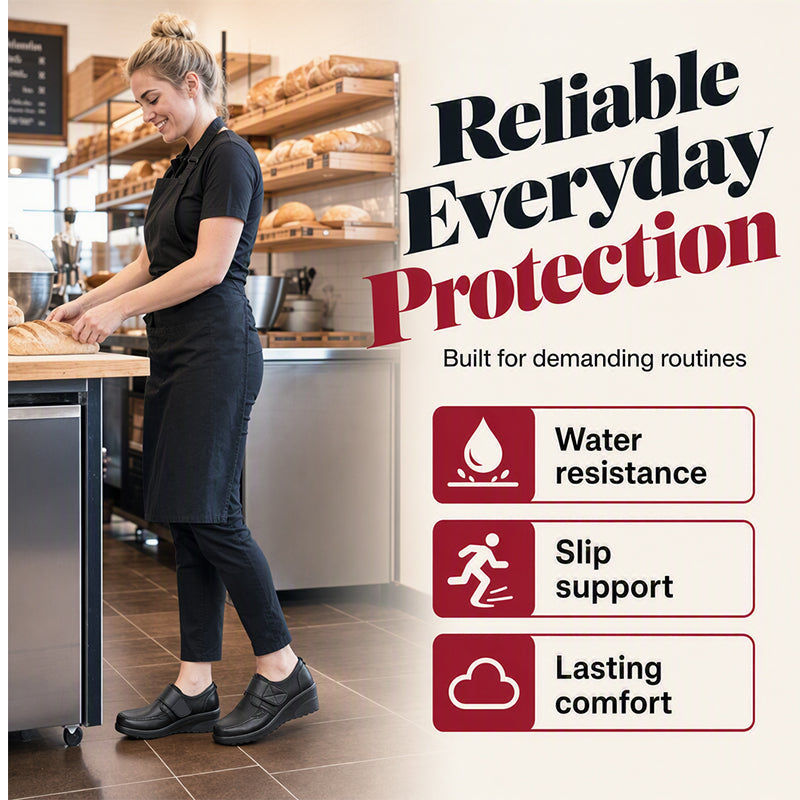 ✨ All-Day Work Comfort | Women's Waterproof Oil-Resistant Work Shoes✨𝘉𝘶𝘺 2 𝘢𝘯𝘥 𝘨𝘦𝘵 free shipping