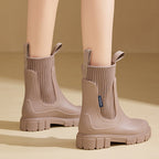 🌧️🥾Waterproof Non-Slip Thick Sole Mid-Calf Boots