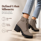 Women's Chunky Heel Platform Ankle Boots