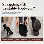 Women's Chunky Heel Platform Ankle Boots