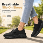 👟 Slip On & Go, All-Day Ease | Women's Breathable Cushioned Sneakers