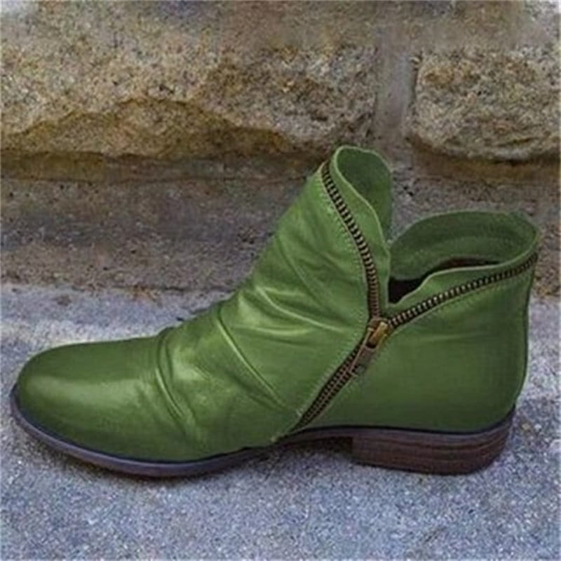 📢📢50% off!!! 🎉✨ Stylish, comfortable women's boots with a side zipper, made of PU leather